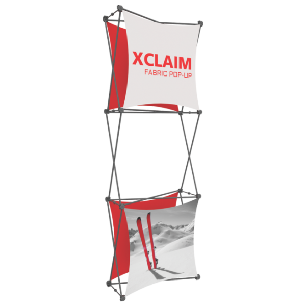 Xclaim 2.5ft Fabric Popup Display Kit 03