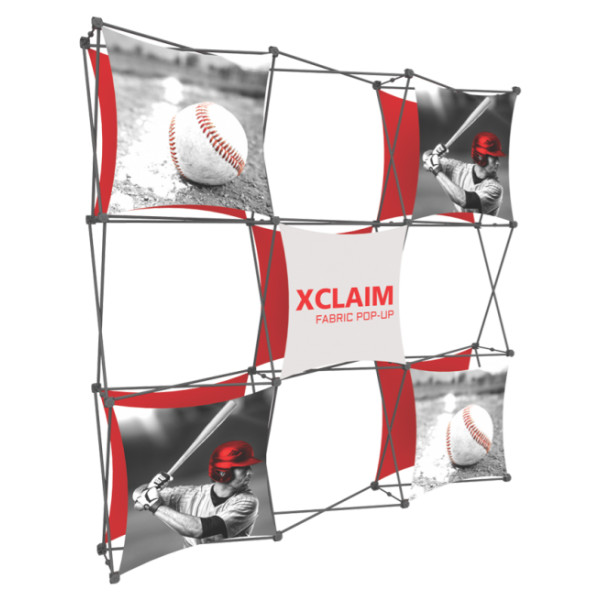 Xclaim 8ft Fabric Popup Display Kit 04